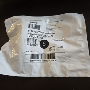 Phillips Respironics CPAP DreamWear Under the Nose Nasal Cushions SMALL 1116740